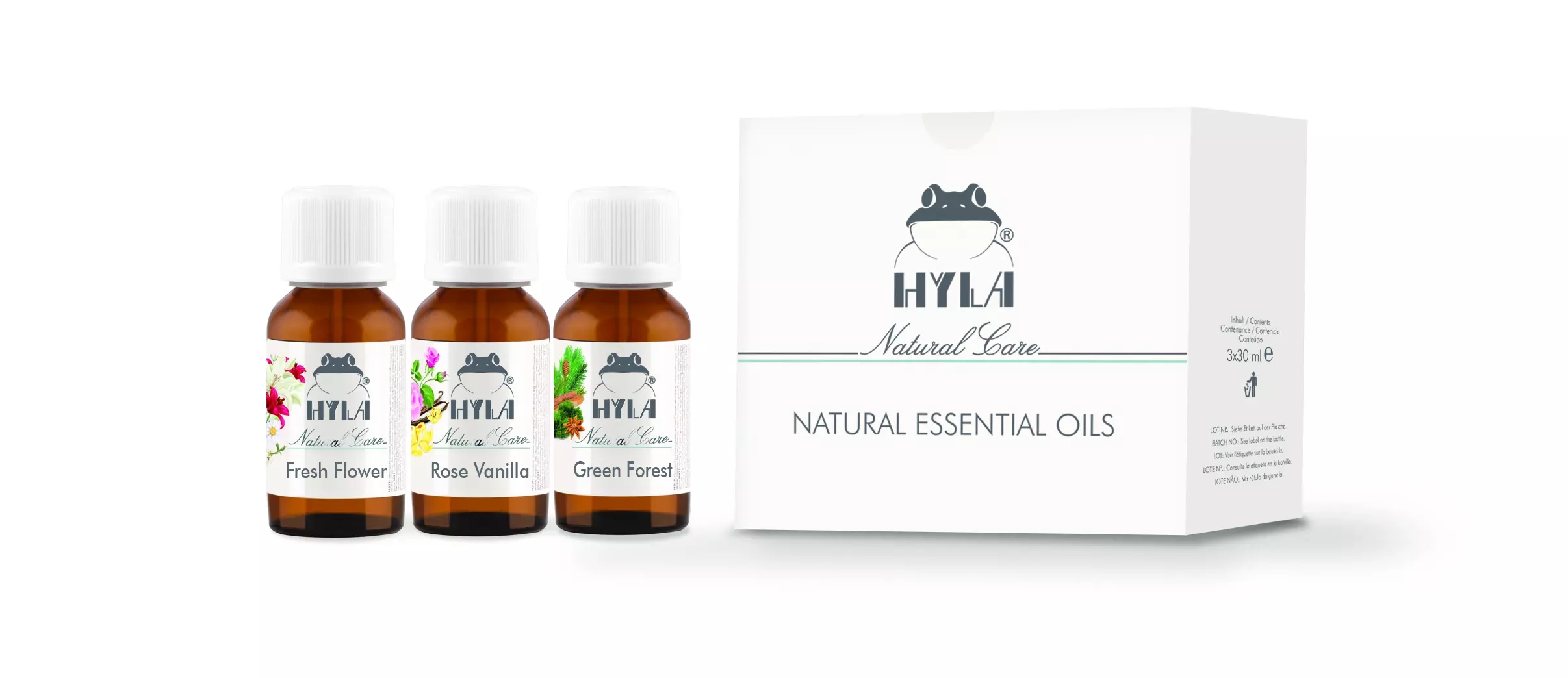 Original HYLA Produktbild: HYLA Natural Care - Ätherische Öle - 3x30ml VGF