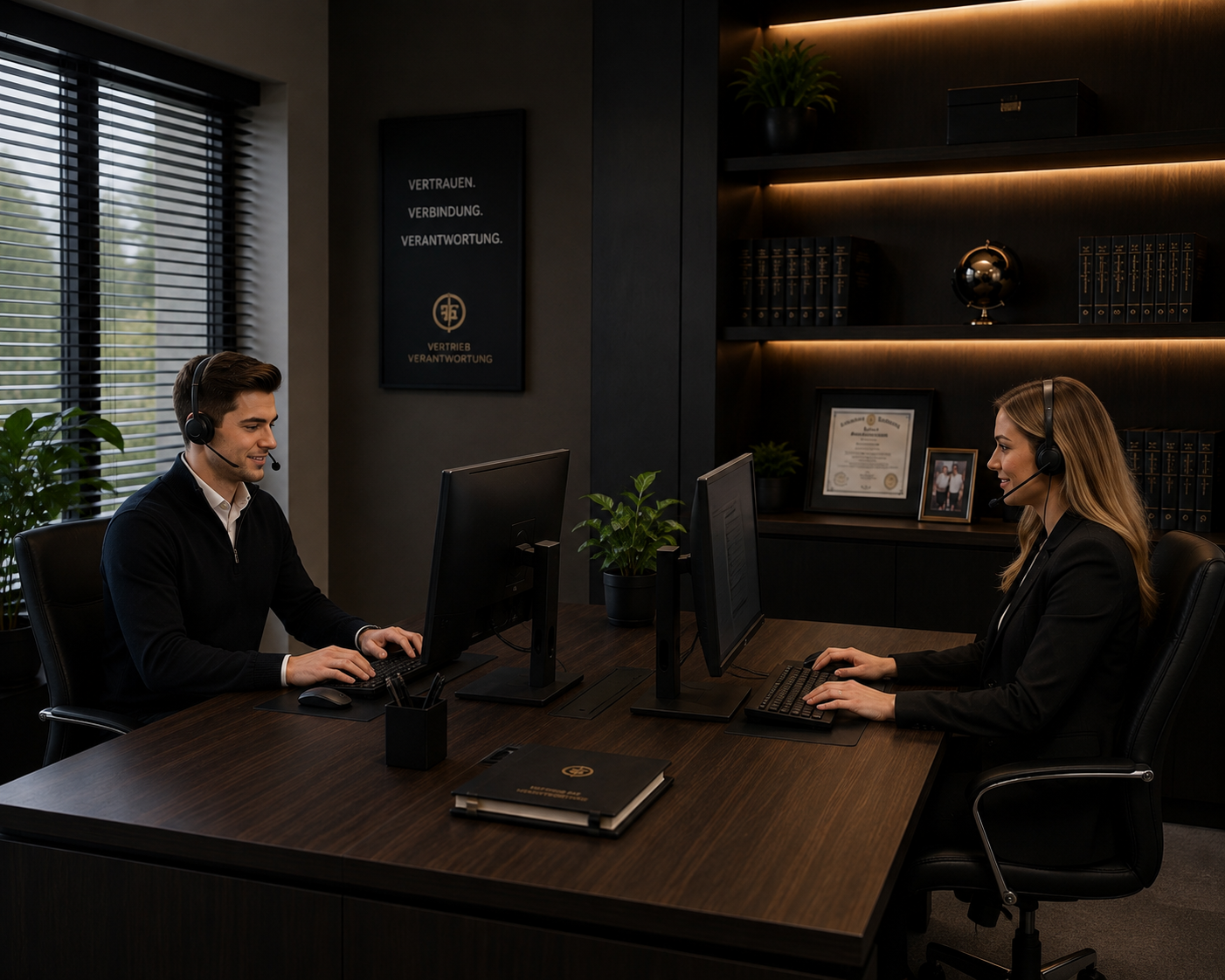 Professionelles Office-Team im Vertriebsinnendienst bei WSW Consulting